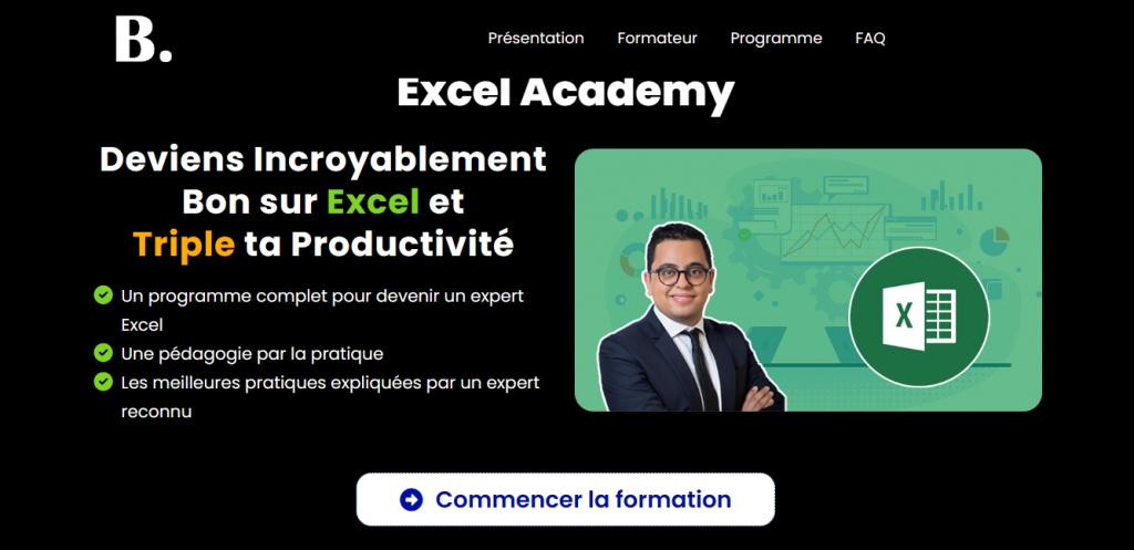 Excel academy pour apprendre le tableau d'amortissement